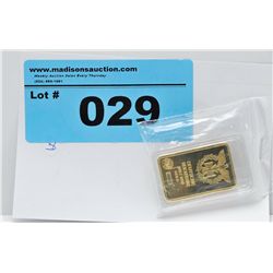 German Gold Clad bar