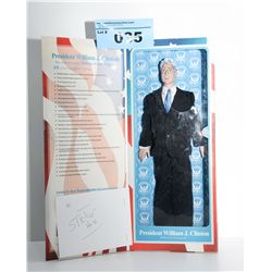 President Clinton 12 inch Doll