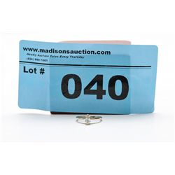 14Kt Gold Marqius Cut Diamond Solitaire ring