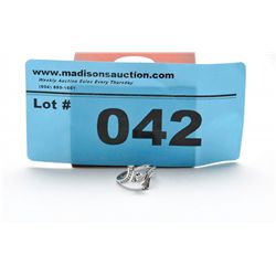 10Kt White Gold Diamond Estate ring