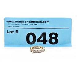 14k gold and cubic zirconia ring