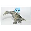 Image 1 : Inuit soapstone carving "standing bird",