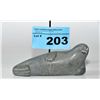 Image 1 : Inuit soapstone carving "seal", signed by artist
