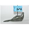 Image 1 : Inuit soapstone carving "seal", signed by artist