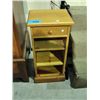 Image 1 : Single drawer pine end table