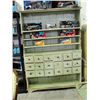 Image 1 : Approx 6F tall rustic 18 drawer shelved wall unit