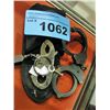 Image 1 : Pair of handcuffs and pair of thumb cuffs with