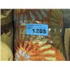 Image 1 : Orange and multi colored wool area rug