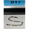 Image 1 : Italian Figaro .925 Silver bracelet