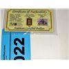 Image 1 : .999 Certified Gold bar