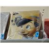 Image 1 : Oil on canvas transfer print - pinoccio