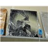 Image 1 : Oil on canvas transfer print - bugs bunny