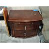 Image 1 : 2 drawer night stand with pull out tray