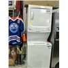 Image 1 : New GE white stacker washer dryer