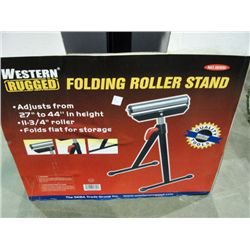 One western rugid folding roller stand