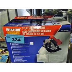 Western rugid 7 1/4" circular saw