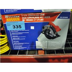 Western rugid 7 1/4" circular saw