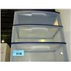 Image 1 : 3 drawer plastic storage organizer
