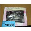 Image 1 : Box of assorted old airline cutlery