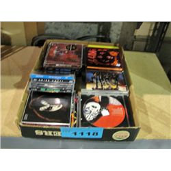 Box full of kiss music CDs