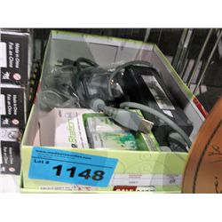 Box of xbox accessories