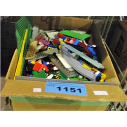 Box of assorted lego