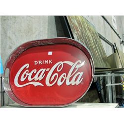 Metal cocacola advertisment drink tray