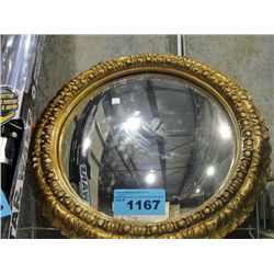 Guild framed convex mirror