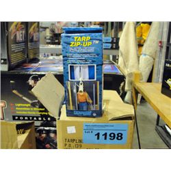 One box of tarp zip up peal and stick zipper