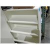 Image 1 : Approx 4F tall white bookshelf