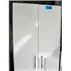 Image 1 : 2 door white storage cabinet
