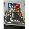 LA Noir movie advertisment cardboard cutout