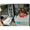 Image 1 : Shelf lot of misc items; pictures, photo frames