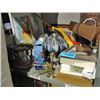 Image 1 : shelf lot of misc household items