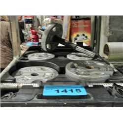 Dumbell weight lifters set