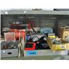 Image 1 : Shelf lot of tools, hardware and misc