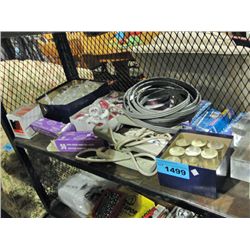 Shelf lot of misc items