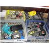 Image 1 : 4 milk crates of assorted cordless power tools