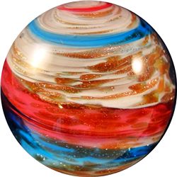 Marbles - Contemporary Handmade Glass: George Pavliscak, Jovian, 1-3/16 9.9