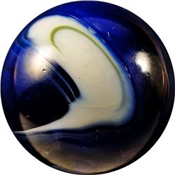 Marbles - Akro Agate Company: Slag, Hybrid, 1-3/16" 9.2