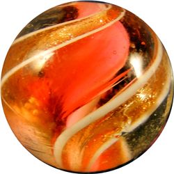 Marbles - Lutz: Ribbon, 21/32" 8.9