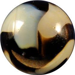 Marbles - Peltier Glass Company: NLR Zebra, 27/32" 9.9