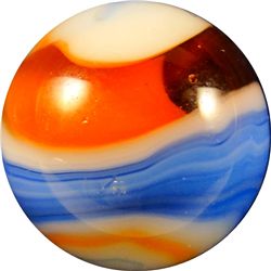 Marbles - Akro Agate Company: Corkscrew, 19/32" 8.9