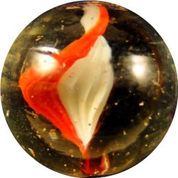 Marbles - Swirl: Ribbon Core, German Flag, 11/16" 9.6