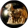 Image 2 : Marbles: Lot #5. Sulphide. Sheep. 1-9/16". Buffed.