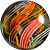 Image 2 : Marbles: Lot #7. Swirl, Divided Core. 2-1/8". Polished.