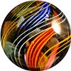 Image 3 : Marbles: Lot #7. Swirl, Divided Core. 2-1/8". Polished.