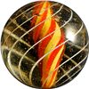 Image 1 : Marbles: Lot #8. Swirl, Solid Core. 1-15/16". NM 8.6.