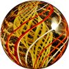 Image 1 : Marbles: Lot #9. Swirl, Latticinio Core. 1-3/4". Polished.