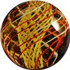 Image 2 : Marbles: Lot #9. Swirl, Latticinio Core. 1-3/4". Polished.